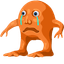 Custom Cute Orange Mouse pointer cursor