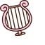 My Melody and Harp default cursor