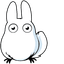 Chibi Totoro pointer cursor