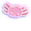 Axolotl pointer cursor