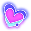 Love Neon Inspired default cursor
