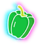 Green Veggie pointer cursor