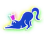 Whimsical Cat Queen pointer cursor