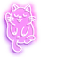 Cat Neon Cute pointer cursor