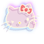 Pink Hello Kitty pointer cursor
