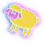 Neon Cute Glow default cursor
