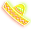 Neon Cute Glow Five pointer cursor