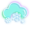 Snowflake pointer cursor