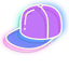 Neon Cute Glow One pointer cursor