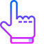 Neon Sparkle pointer cursor