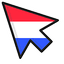 Netherlands Flag default cursor