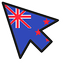 New Zealand Flag default cursor