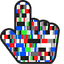 Static Retro pointer cursor