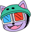 Chill Cat pointer cursor