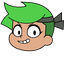 Green Guts pointer cursor