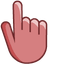 Old Rose pointer cursor