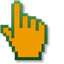 Sunny Fruit pointer cursor