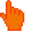 Pumpkin Harvest pointer cursor