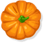Custom Cursor Pack - Vibrant Orange Pumpkin pointer cursor