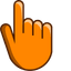 Sunset Glow pointer cursor