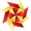 Origami Beyblade pointer cursor