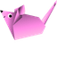 Origami Blue Pink Mouse pointer cursor