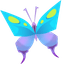 Origami Butterfly pointer cursor
