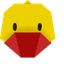 Origami Yellow Duck pointer cursor