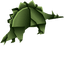 Origami Stegosaurus pointer cursor