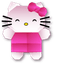 Origami Kitty pointer cursor