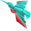 Origami Hummingbird pointer cursor