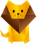 Origami Lion pointer cursor