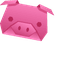 Origami Pig pointer cursor