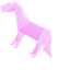 Origami Pink Mouse default cursor