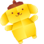 Origami Pompompurin pointer cursor