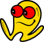 Pac-Man Blue Ghost pointer cursor
