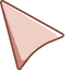 Dogwood Pink default cursor