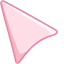 Pale Pink default cursor