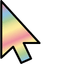 Sweet Rainbow default cursor