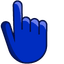 Persian Blue pointer cursor