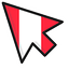 Peru Flag default cursor