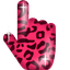 Pink Leopard pointer cursor
