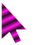 Pink Zebra default cursor