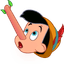 Pinocchio pointer cursor
