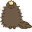 Royal Pusheen pointer cursor