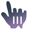 Plum Charm pointer cursor