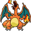 Charmander and Charizard pointer cursor
