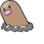 Diglett and Dugtrio default cursor