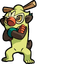 Grookey and Thwackey pointer cursor