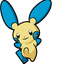 Minun and Plusle default cursor